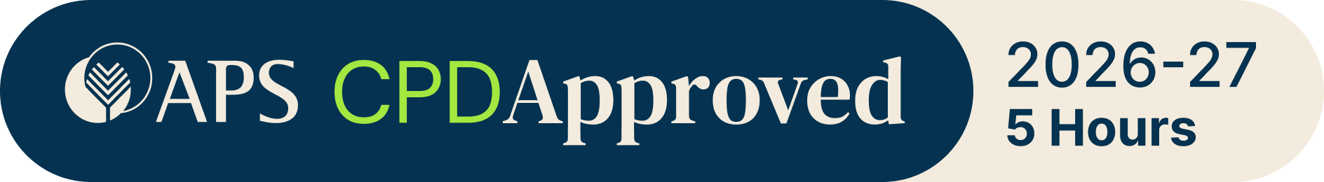 APS CPD approved 5 hours